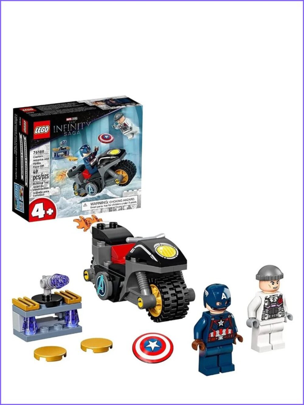 Lego Marvel Captain America and Hydra Face-Off 76189 New In Box
